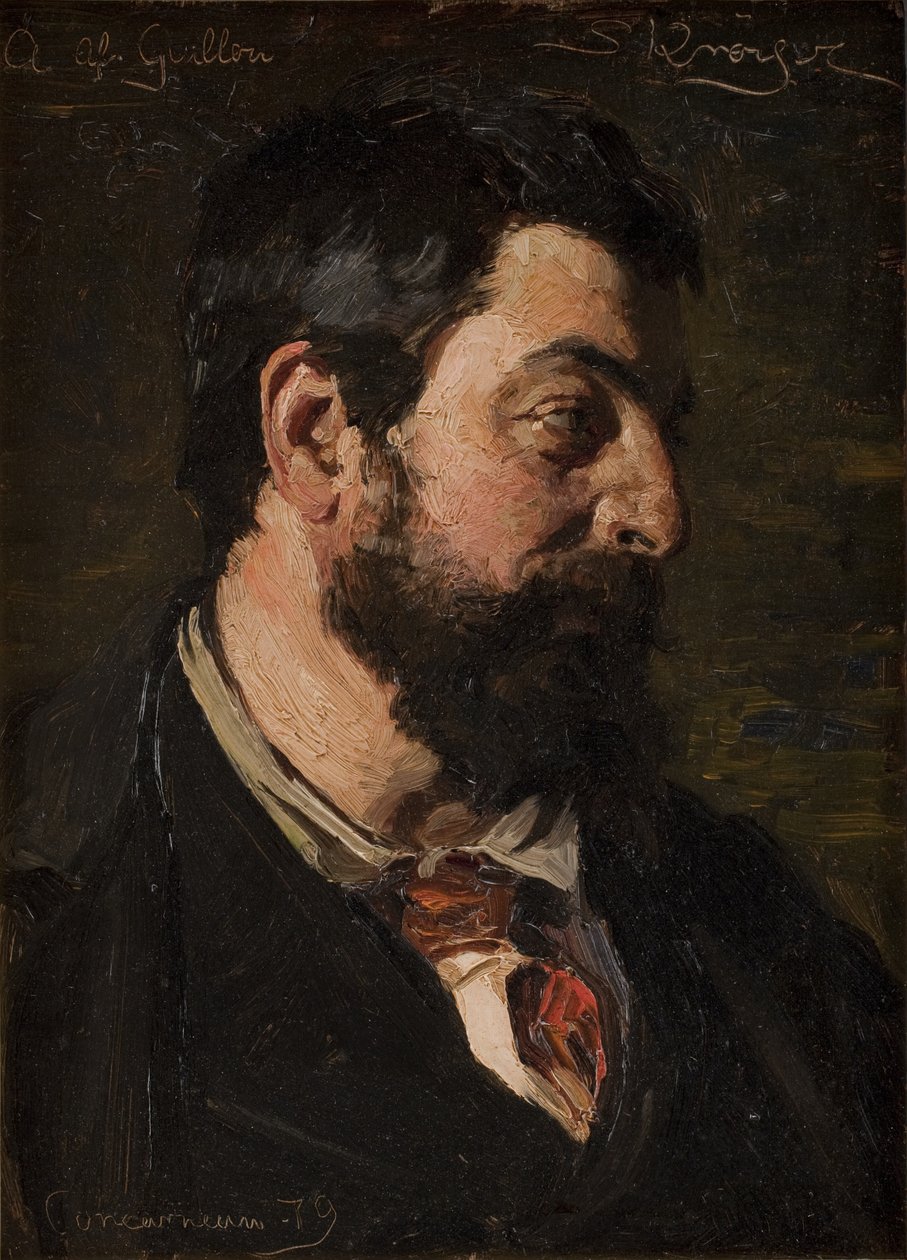 Portrait of the French Painter Alfred Guillou by Peder Severin Krøyer