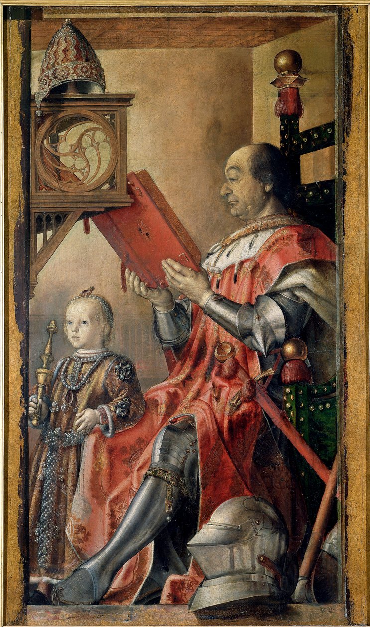 Double Portrait of Federico da Montefeltro by Pedro Berruguete