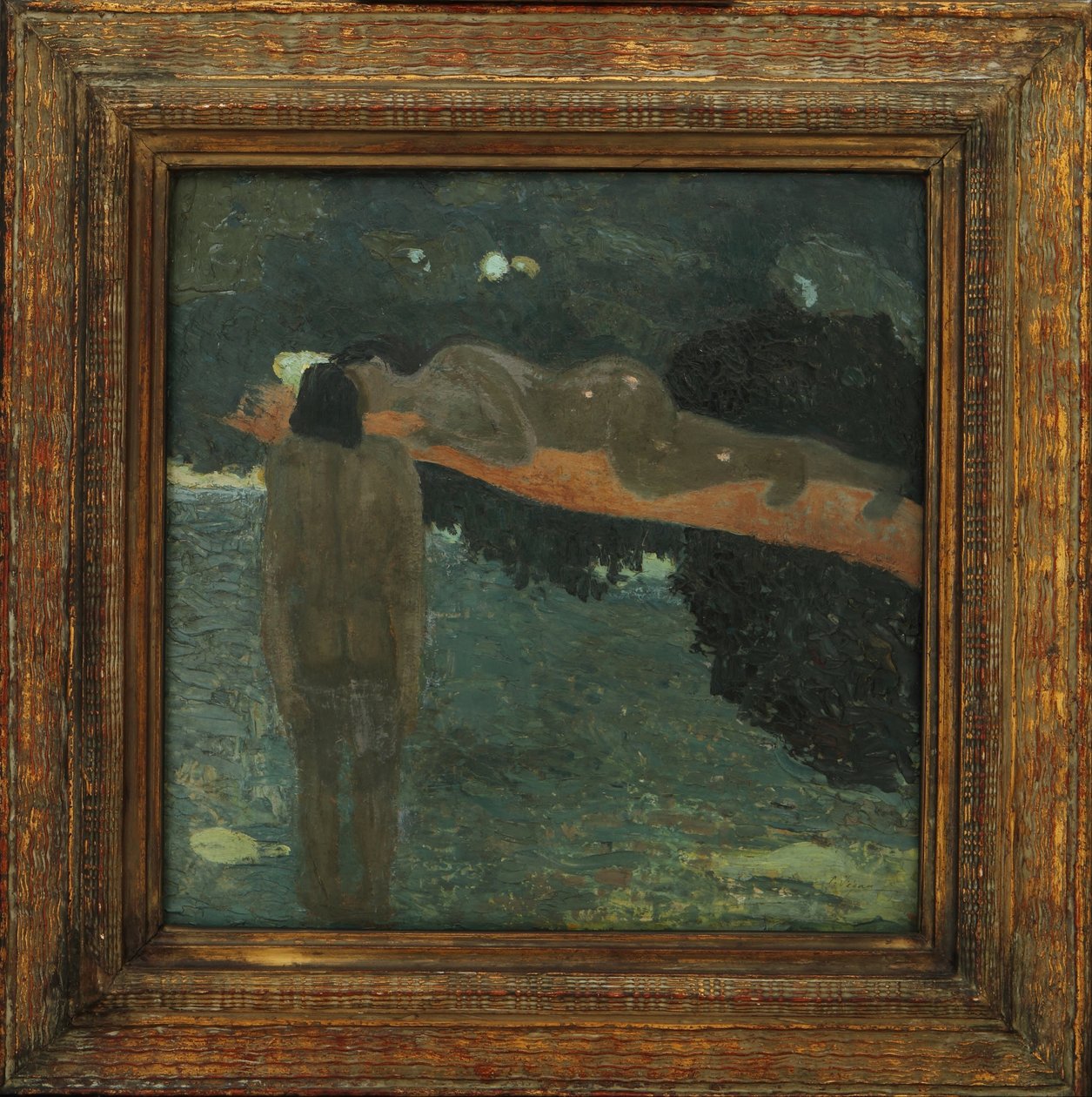 The Kiss by Pedro Figari