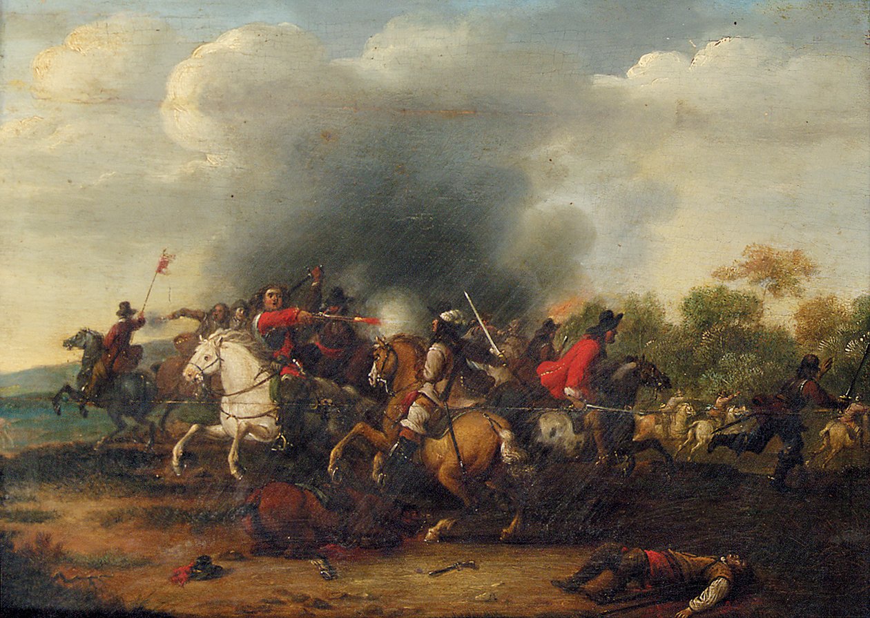 A Cavalry Skirmish by Peeter Snayers