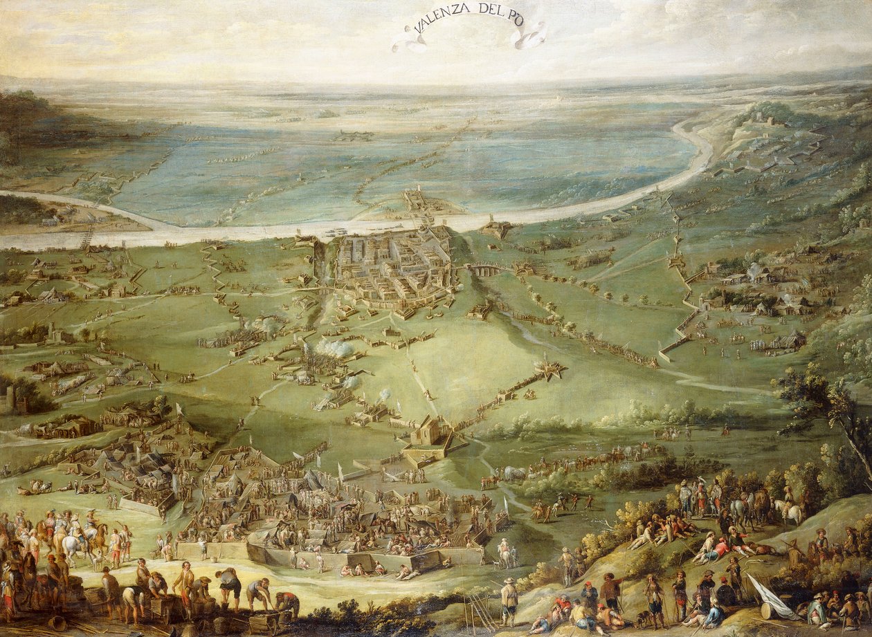 The Spanish and Imperial Troops defeated by France and Savoy at Valenza Po by Peeter Snayers