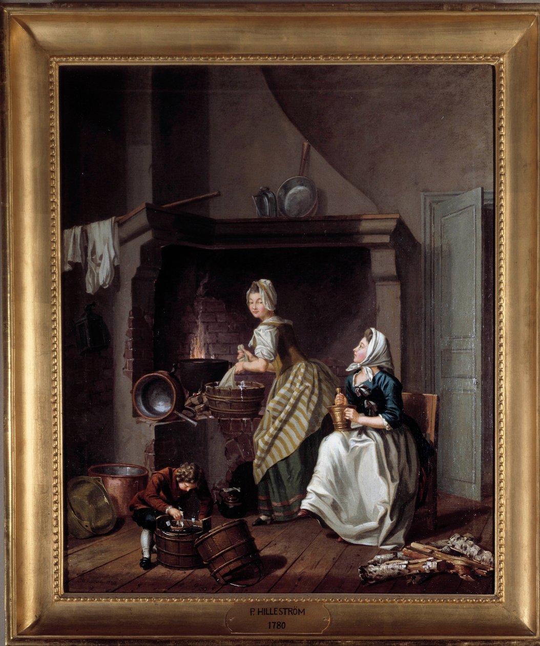 Women in the Kitchen by Pehr Hilleström