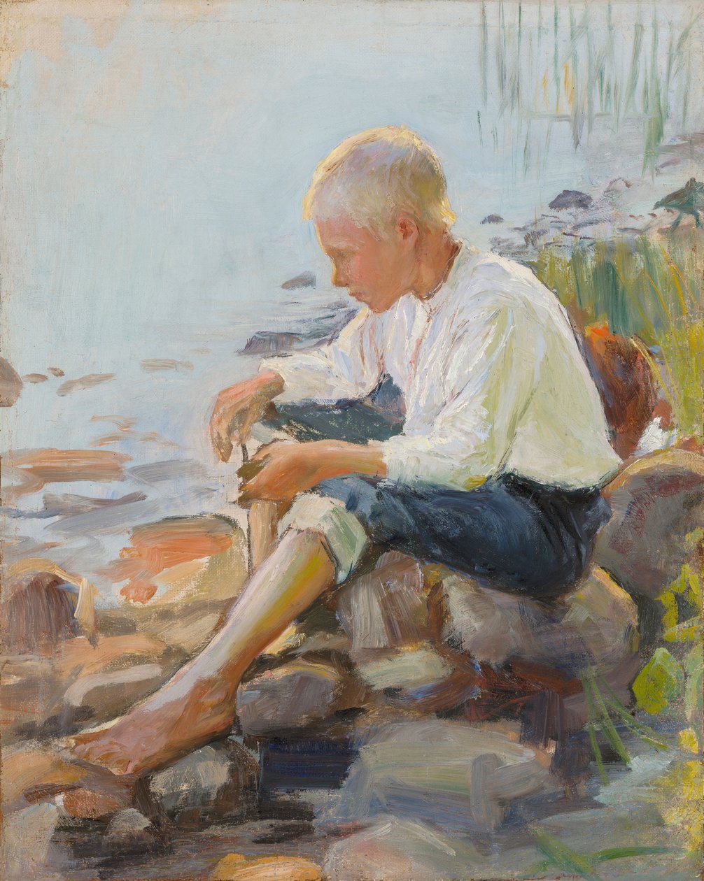 Boy on the Shore by Pekka Halonen