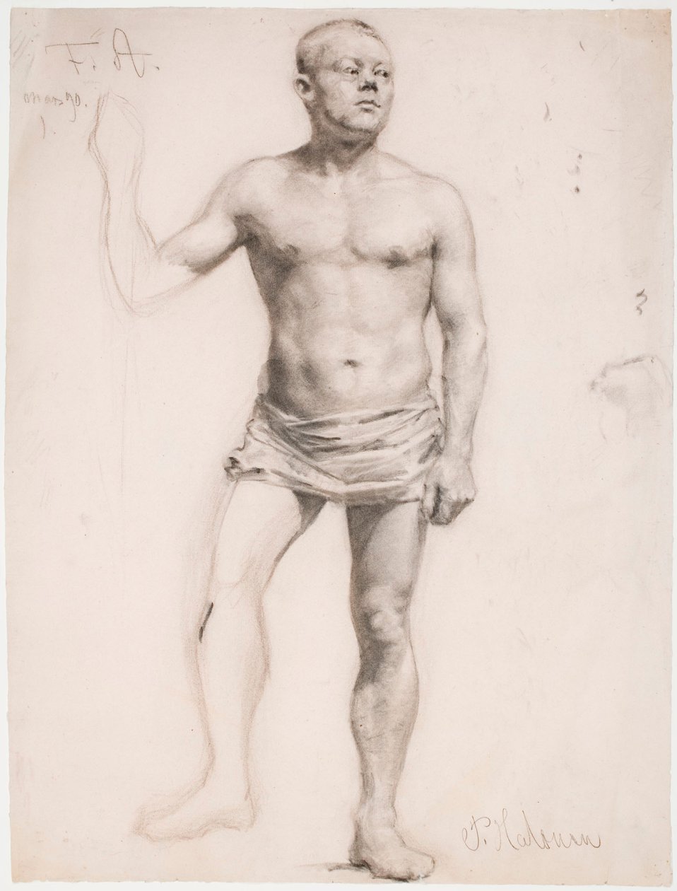 Nude Male Model by Pekka Halonen