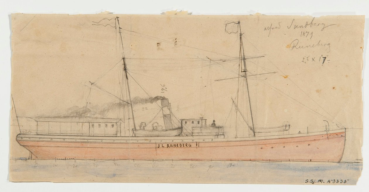 Steamship J L RUNEBERG by Per Wilhelm Cedergren