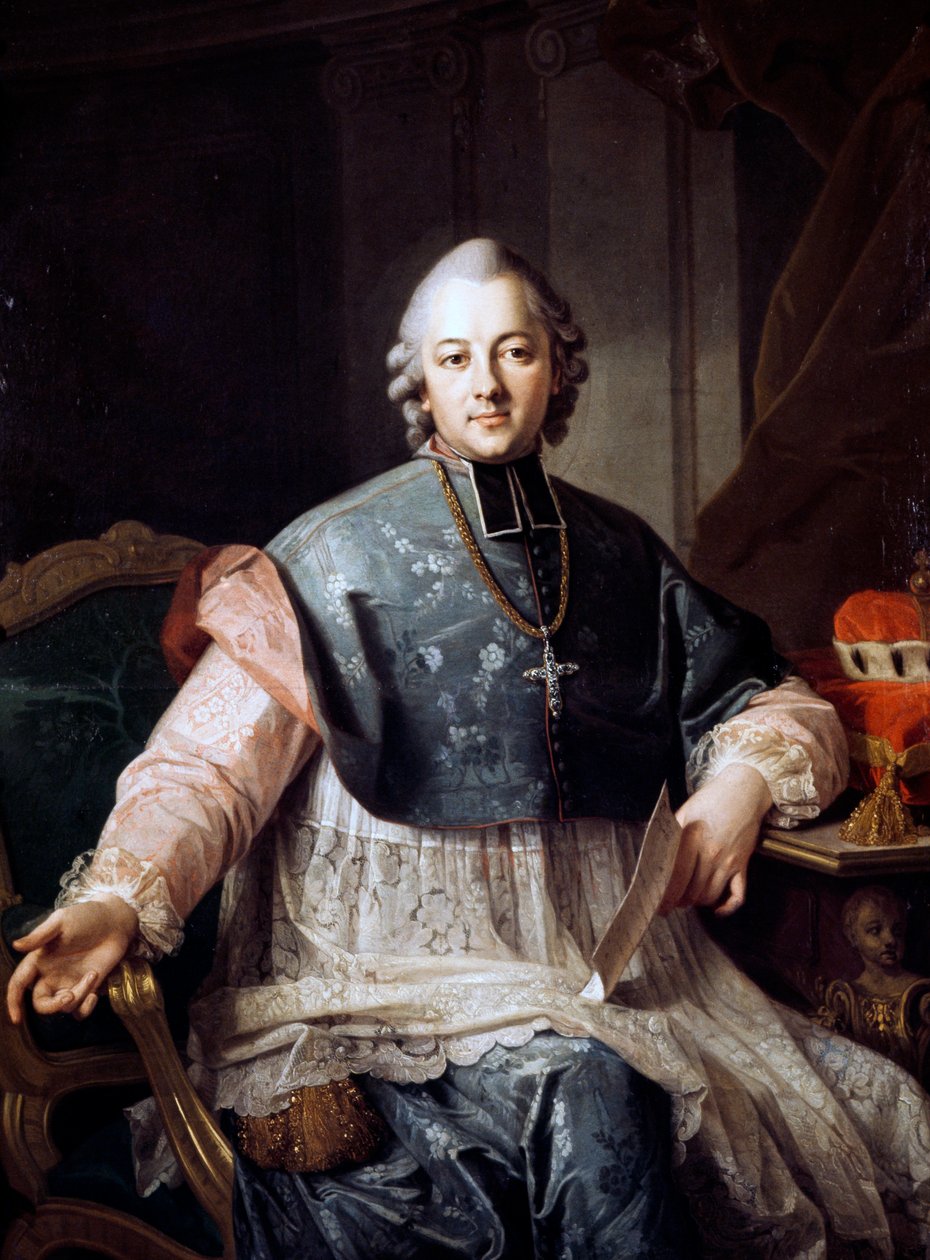 Portrait of Ignacy Krasicki by Per Krafft