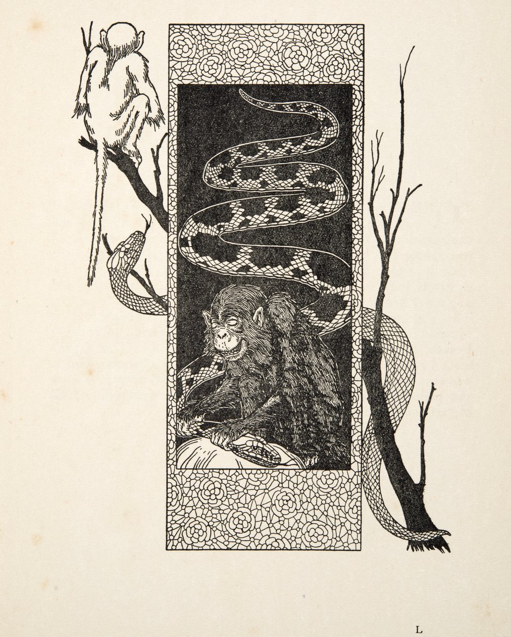 Monkey versus Snake by Percy J. Billingshurst