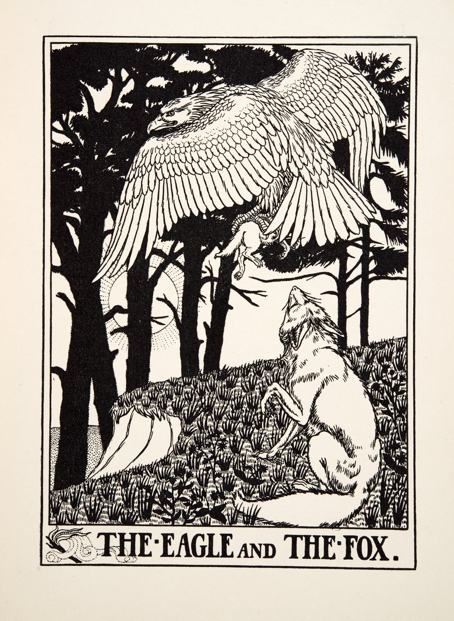 The Eagle and the Fox, from A Hundred Fables of Aesop by Percy J. Billingshurst