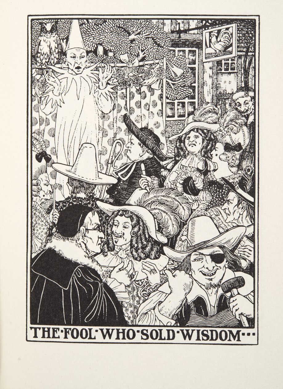The Fool Who Sold Wisdom, from Fontaine Fables, pub. 1905 by Percy J. Billingshurst