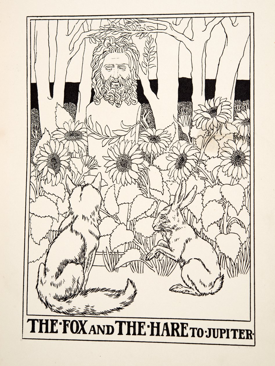 The Fox and the Hare to Jupiter, from A Hundred Fables of Aesop by Percy J. Billingshurst