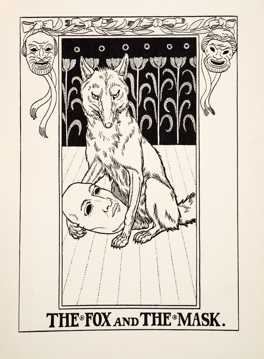 The Fox and the Mask, from A Hundred Fables of Aesop by Percy J. Billingshurst