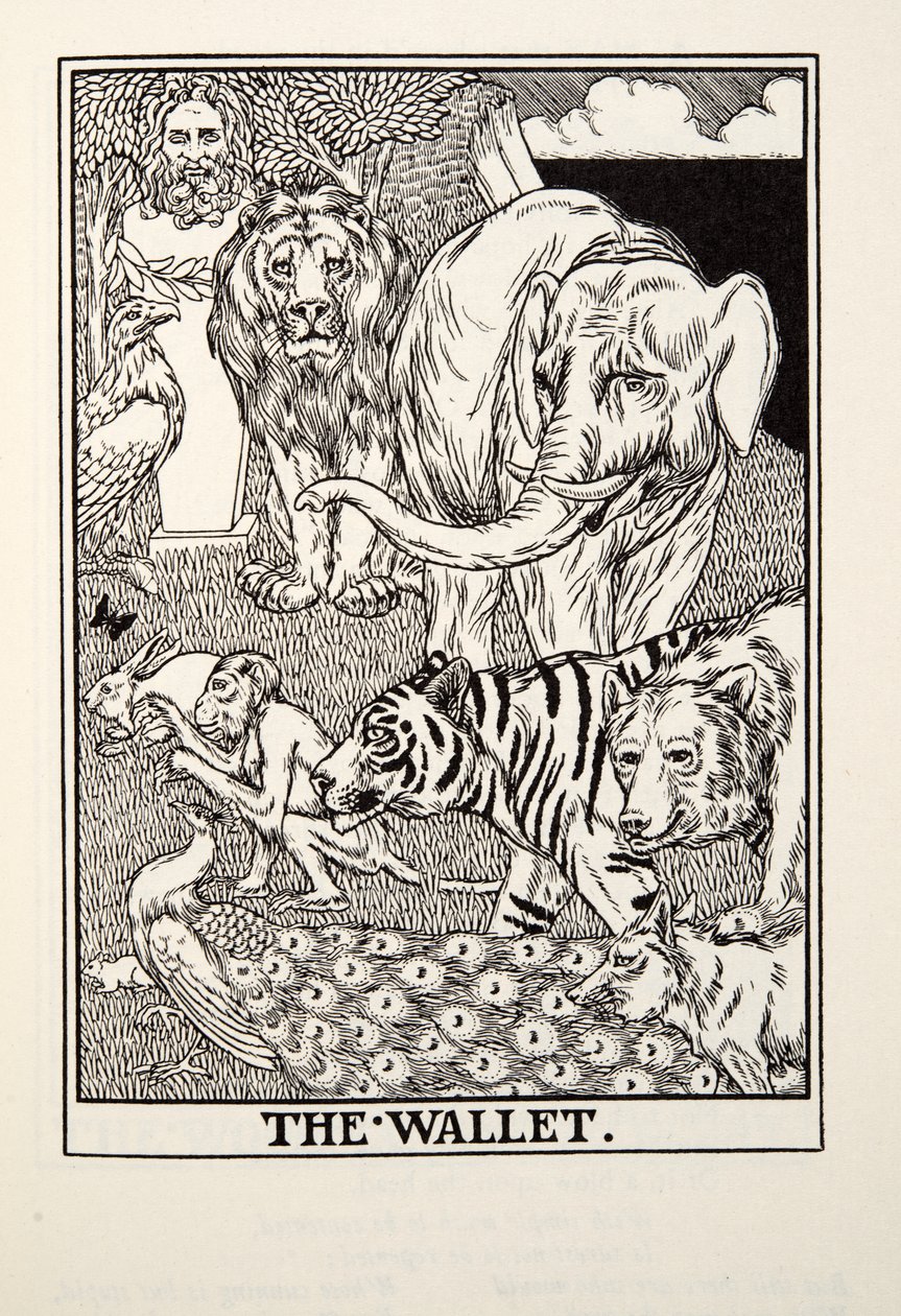 The Wallet, from Fontaine Fables, pub. 1905 by Percy J. Billingshurst