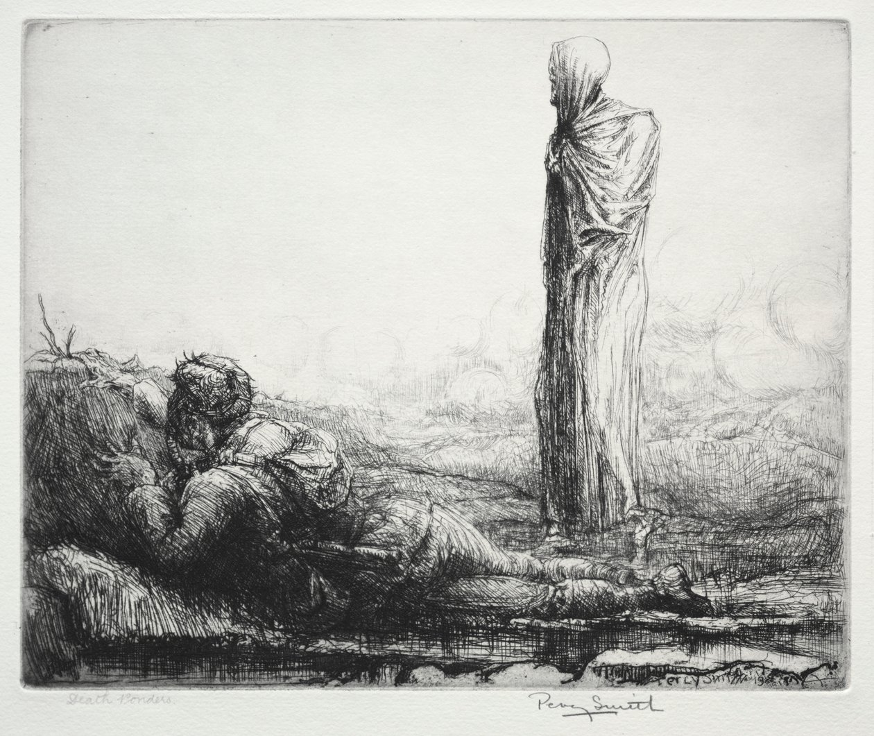 Dance of Death: Death Ponders by Percy John Delf Smith
