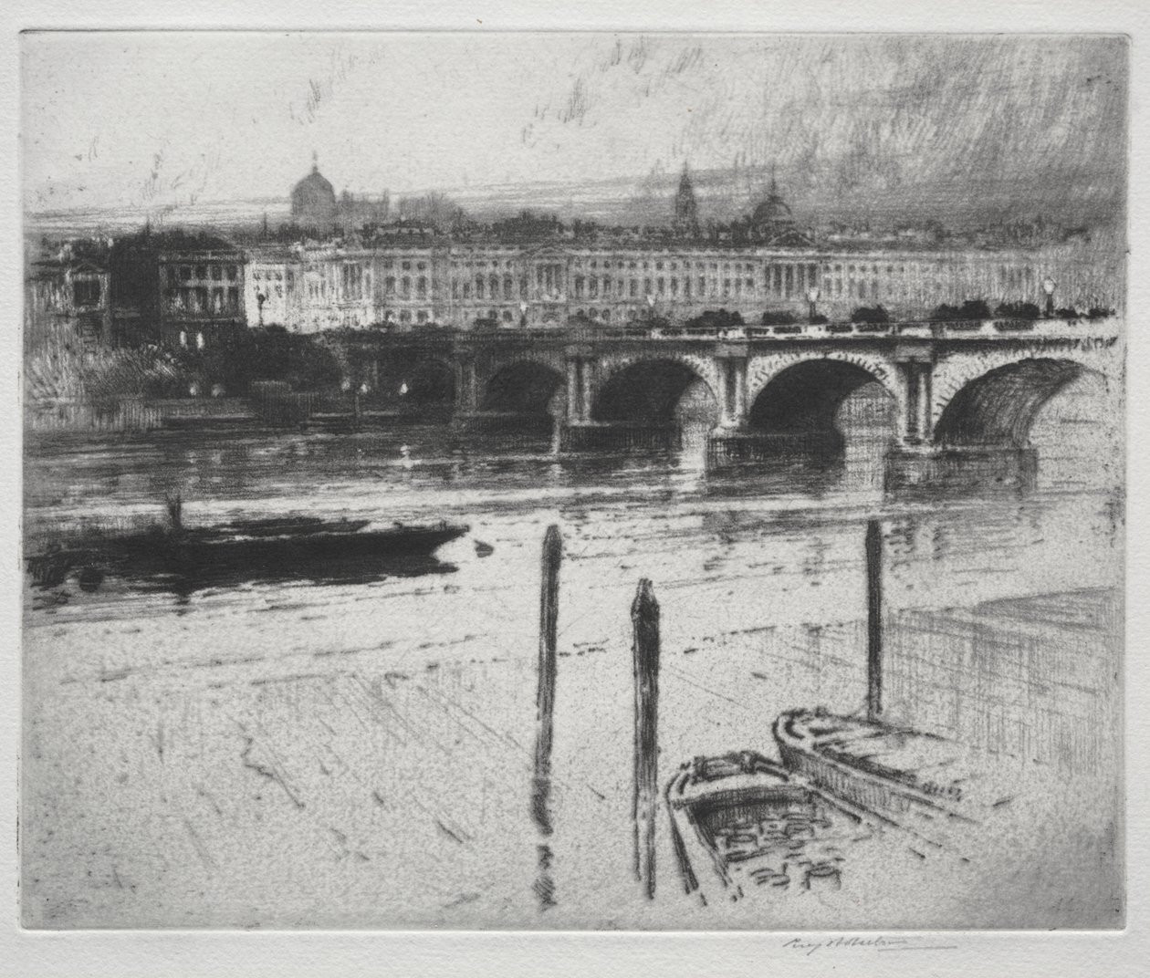 Waterloo Bridge by Percy Robertson