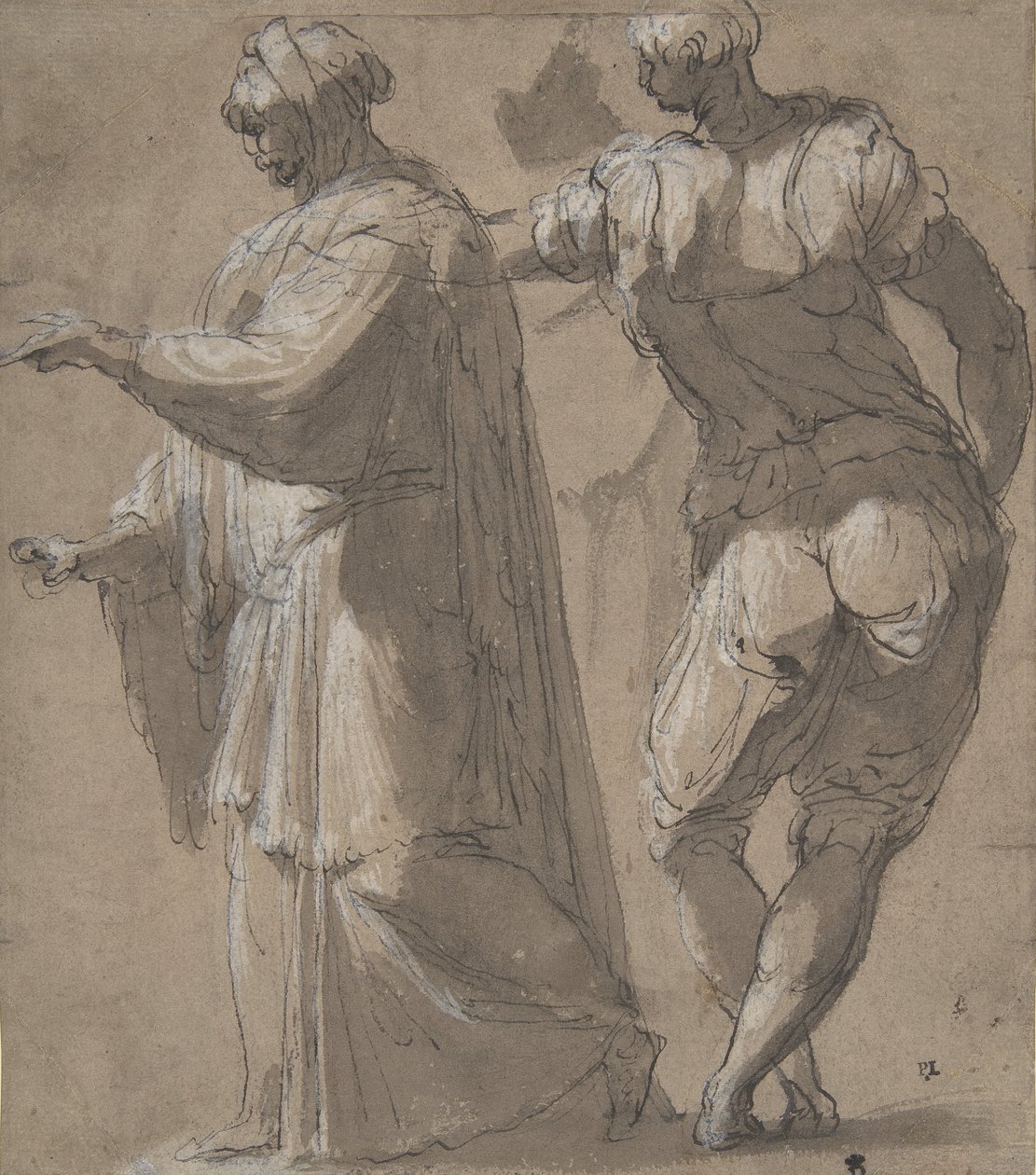 Two Standing Male Figures, 1501-47 by Perino del Vaga