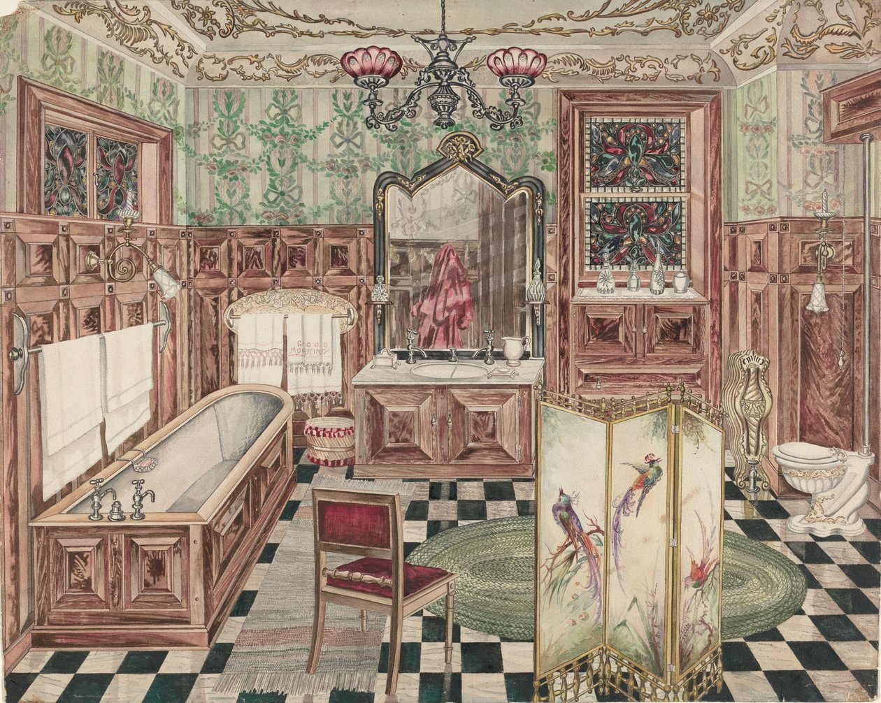 Bathroom by Perkins Harnly