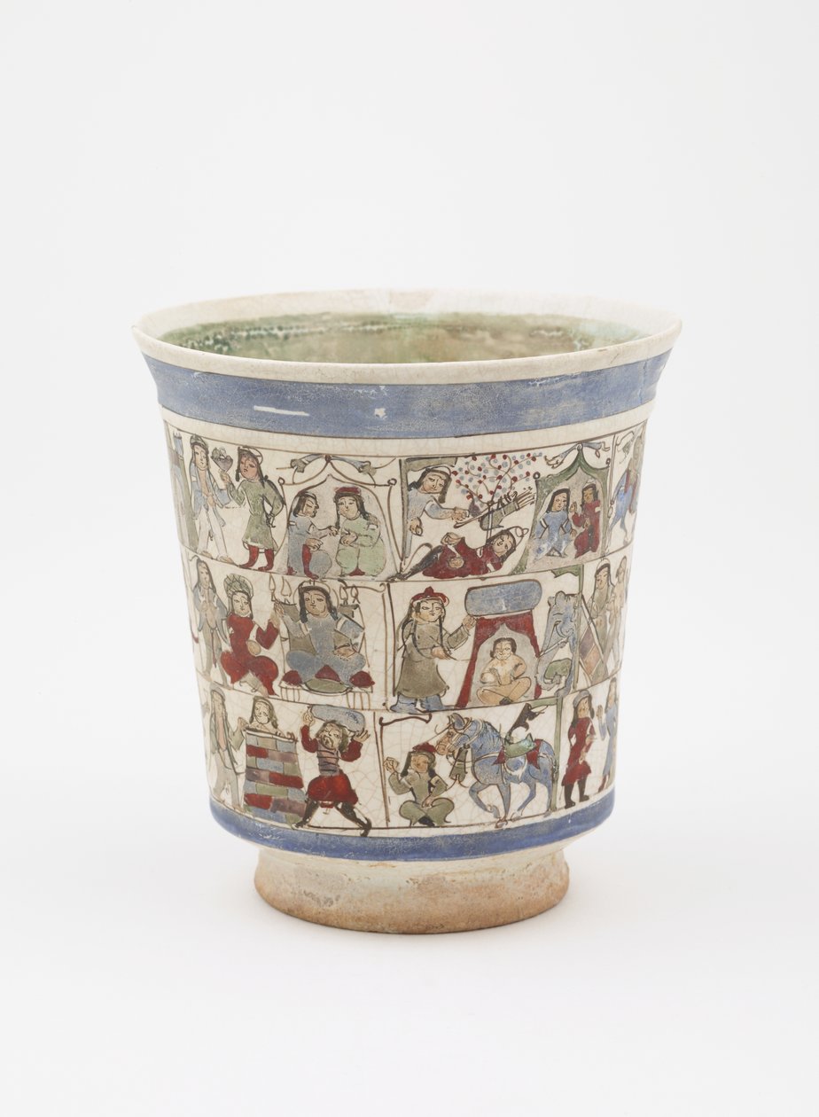 Beaker depicting the 