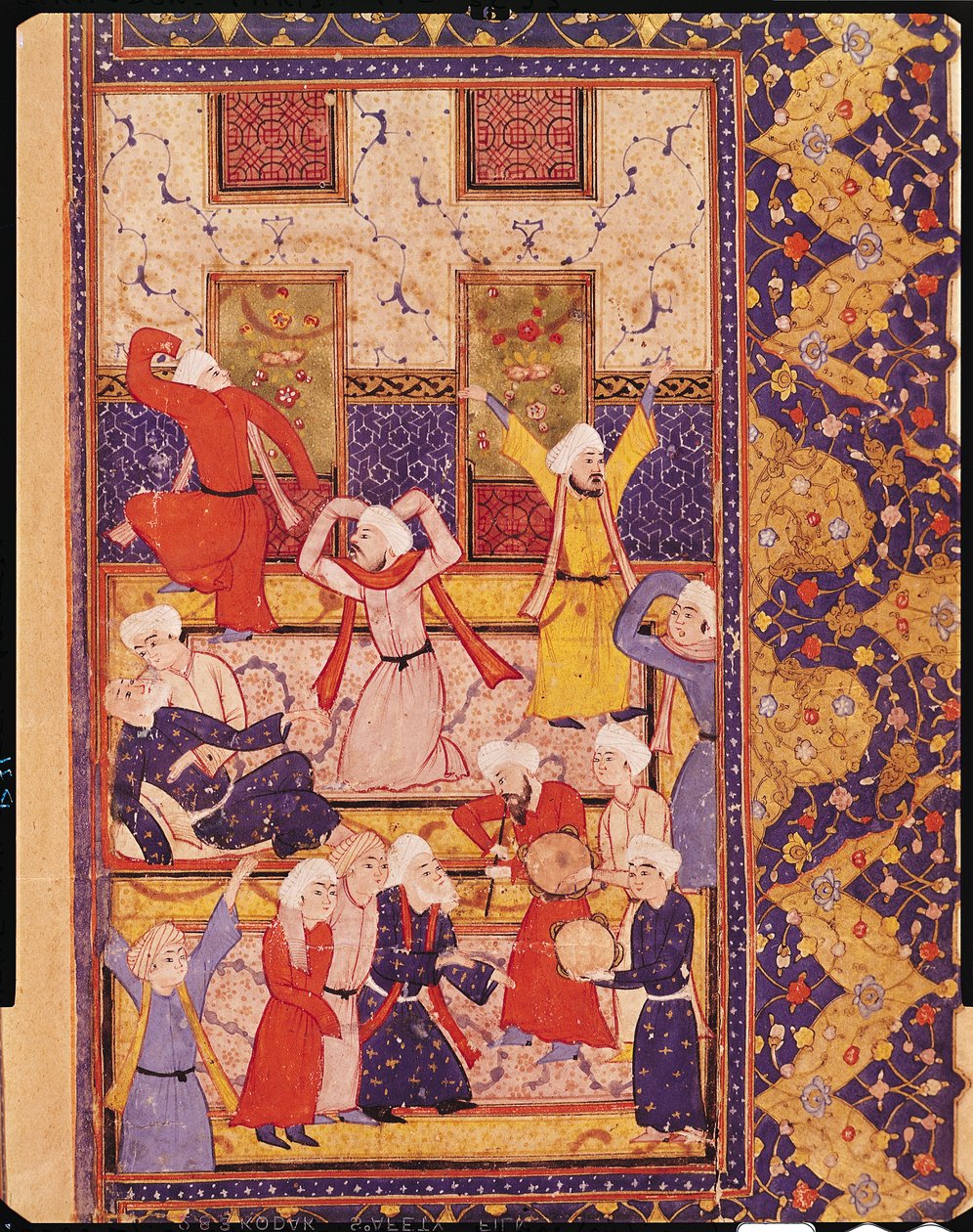 Initiation Dance, from a Book of Poems by Hafiz Shirazi by Persian School