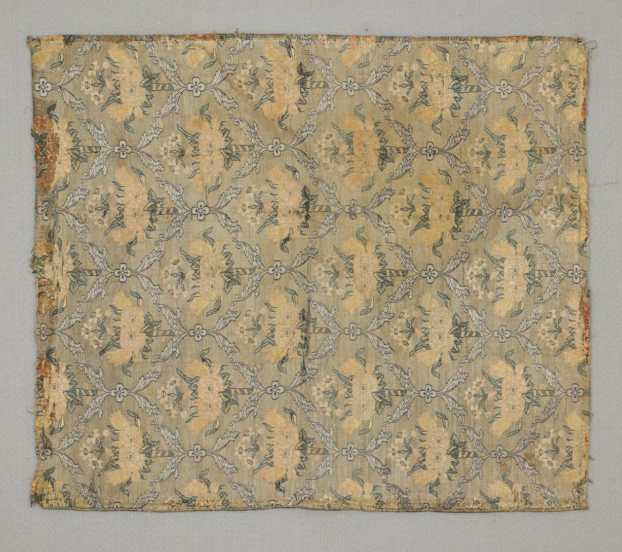 Fragment, floral ogival repeat by Persian School
