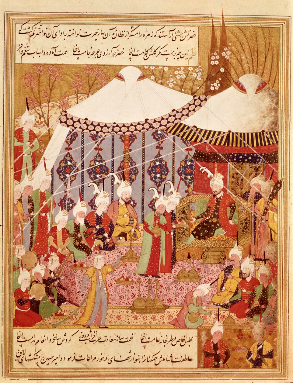 Sultan Bayazid Captured by Timur by Persian School
