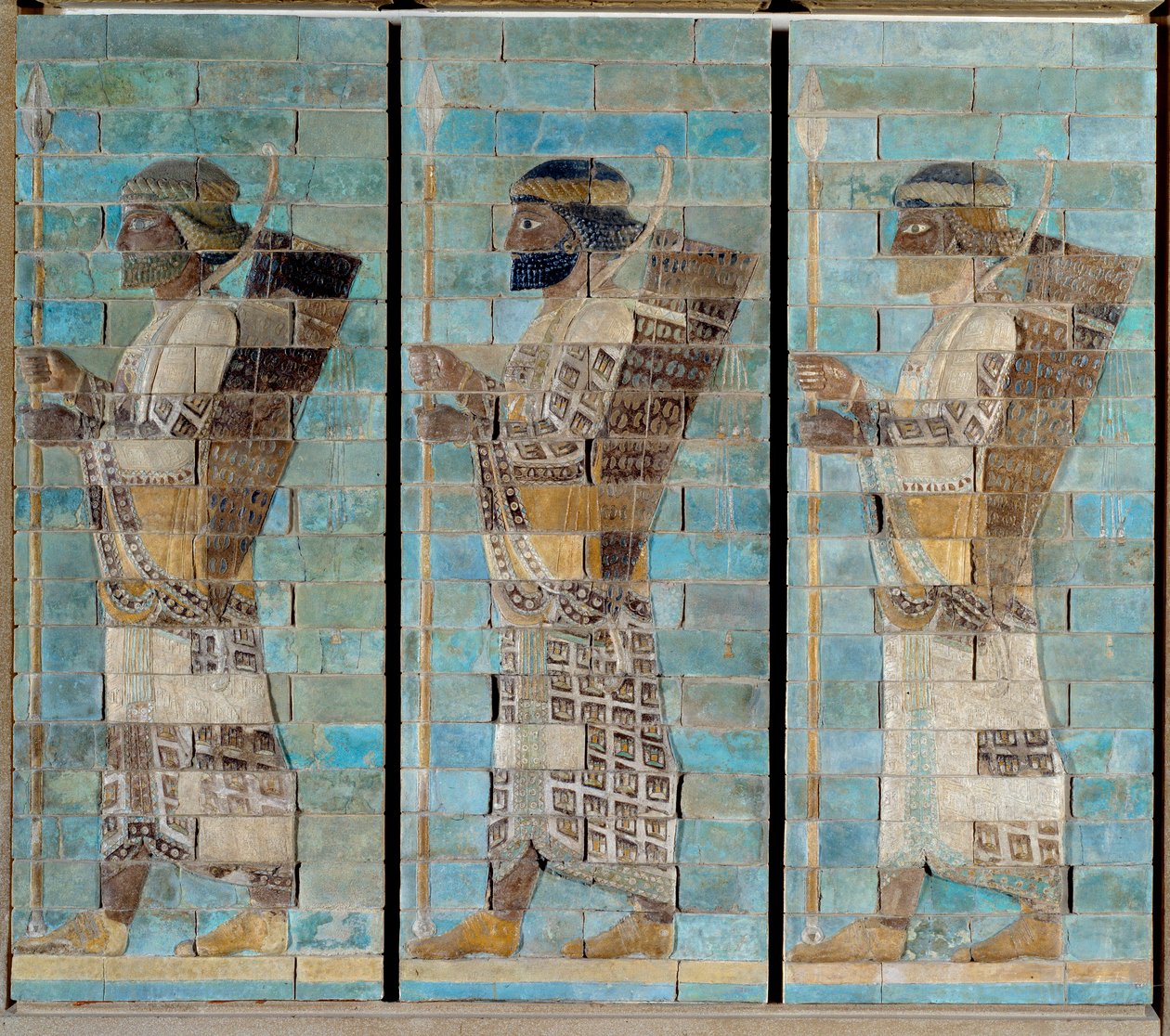 The Frieze of the Archers from the Palace of Darius I by Persian School