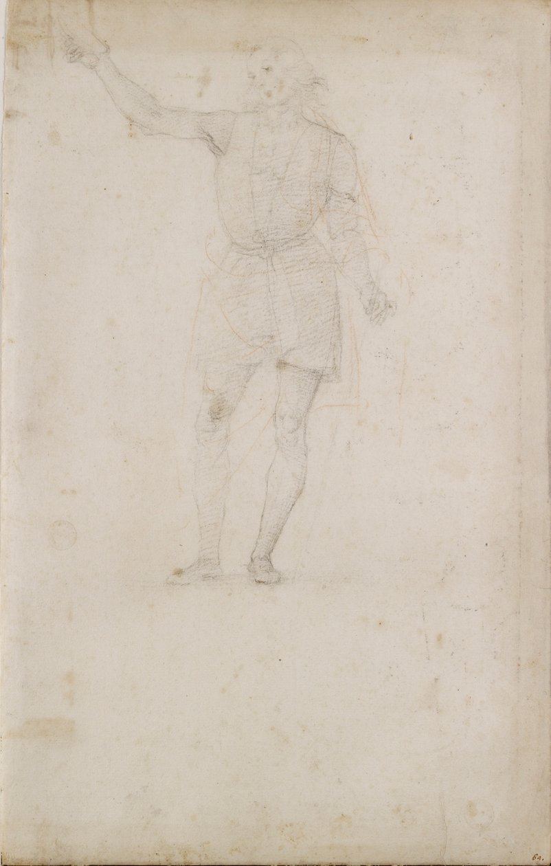Study for a St John the Baptist (detail) by Perugino