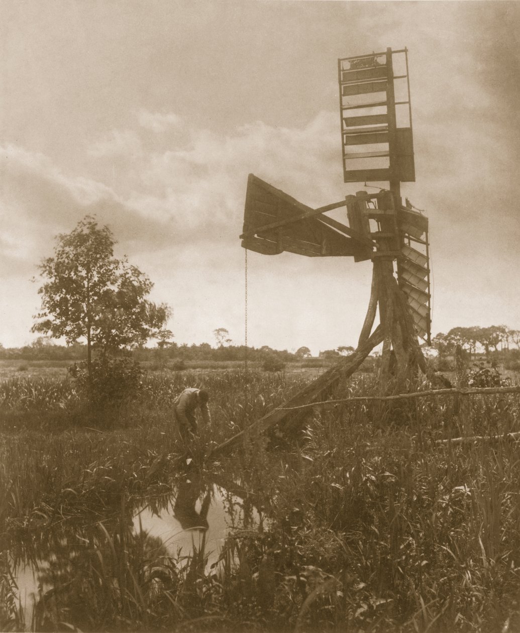 A Ruined Watermill, Life and Landscape on the Norfolk Broads (c.1886) by Peter Emerson und Thomas Goodall