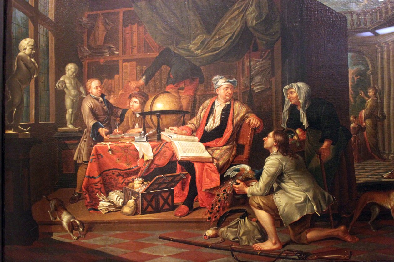 Peasants Pay the Manor Lord Their Rent in Kind by Peter Jacob Horemans