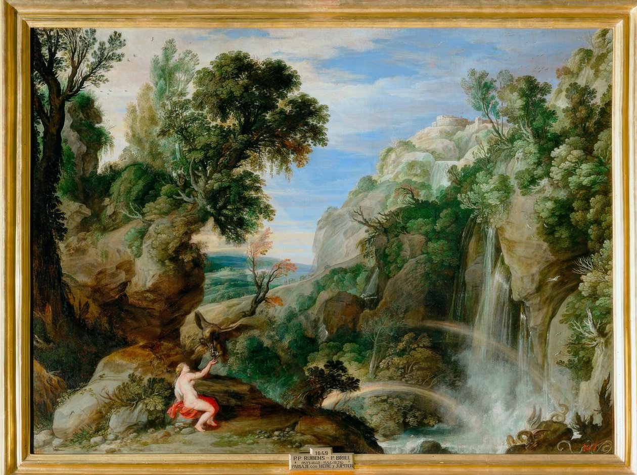 Landscape with Hebe (or Psyche) by Peter Paul Rubens