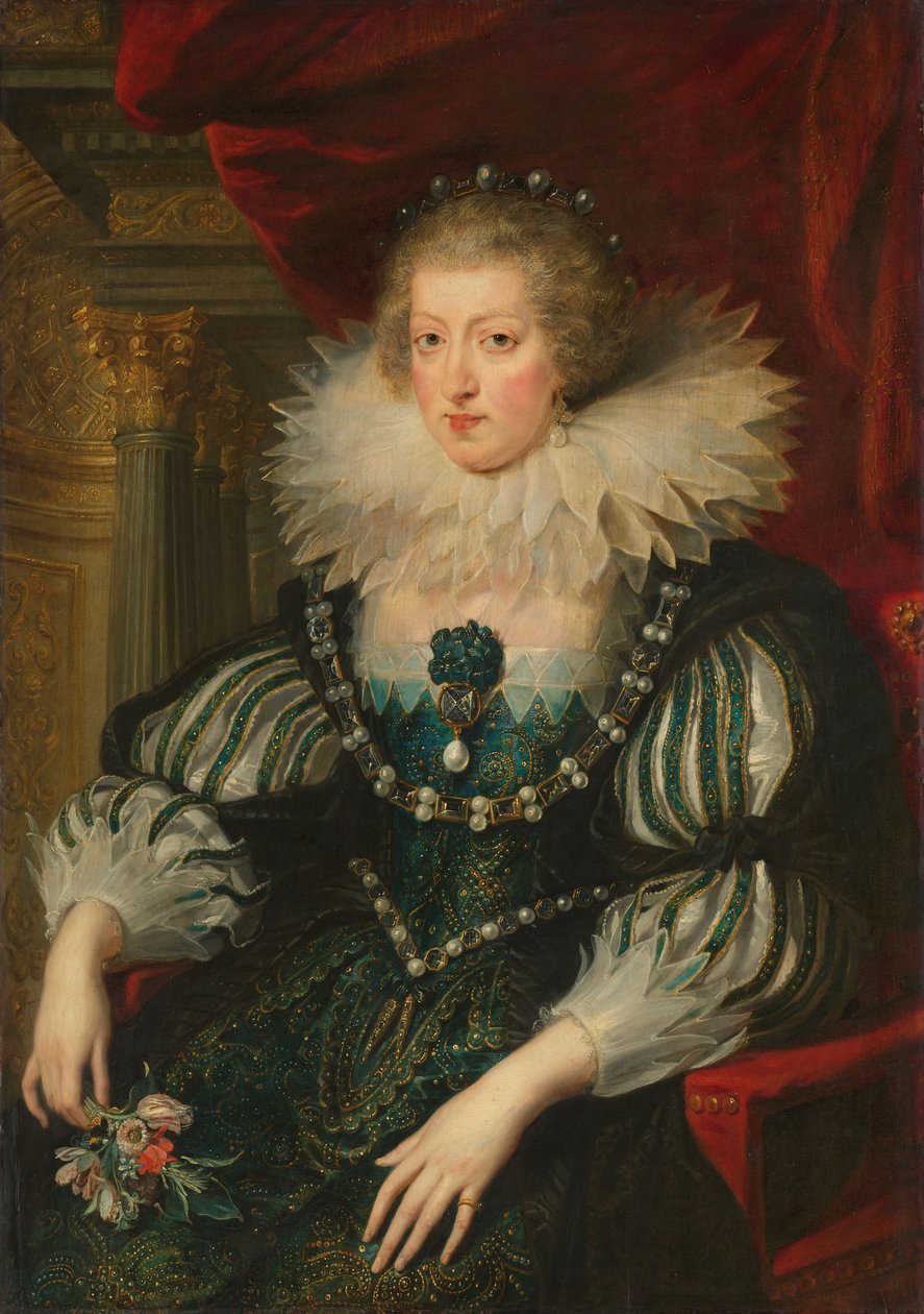 Portrait of Anne of Austria, Infanta of Spain, Queen of France and Navarre by Peter Paul Rubens
