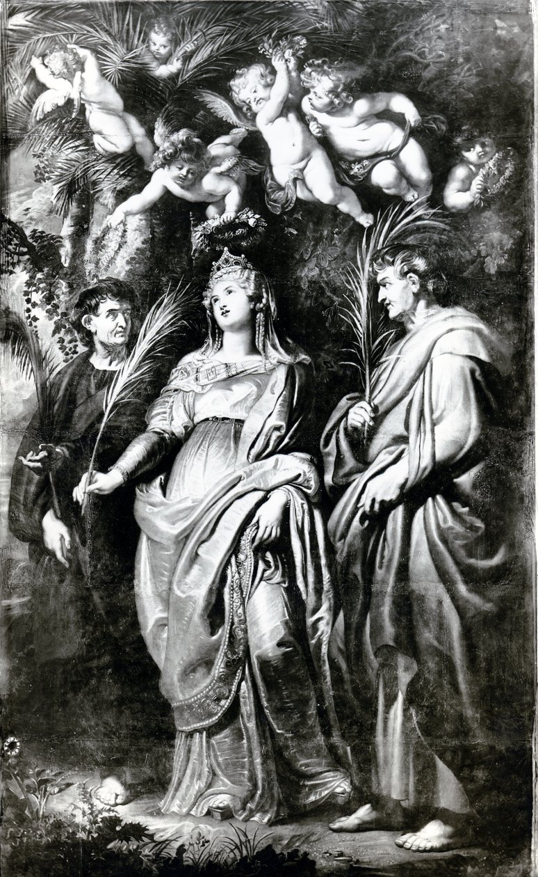 St. Domitilla with SS. Nereus and Achilleus, 1608 by Peter Paul Rubens