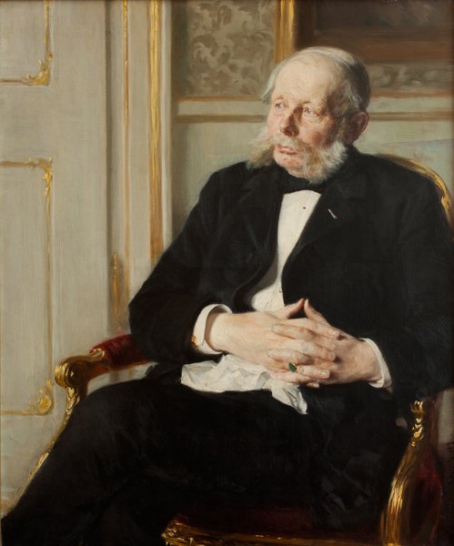 Portrait of Baron Otto Ditlev Rosenørn-Lehn by Peder Severin Krøyer