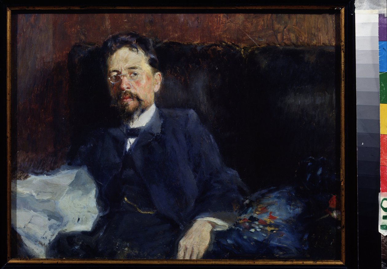 Portrait of the Author A. Chekhov by Peter Alexandrovich Nilus