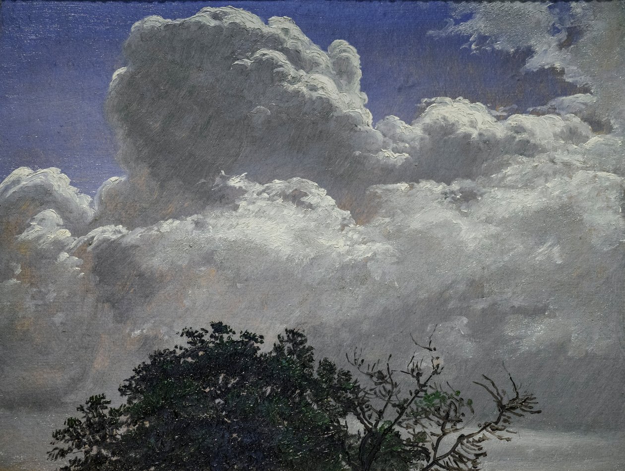 Study of Sky and Treetop, c.1840 by Peter Christian Skovgaard