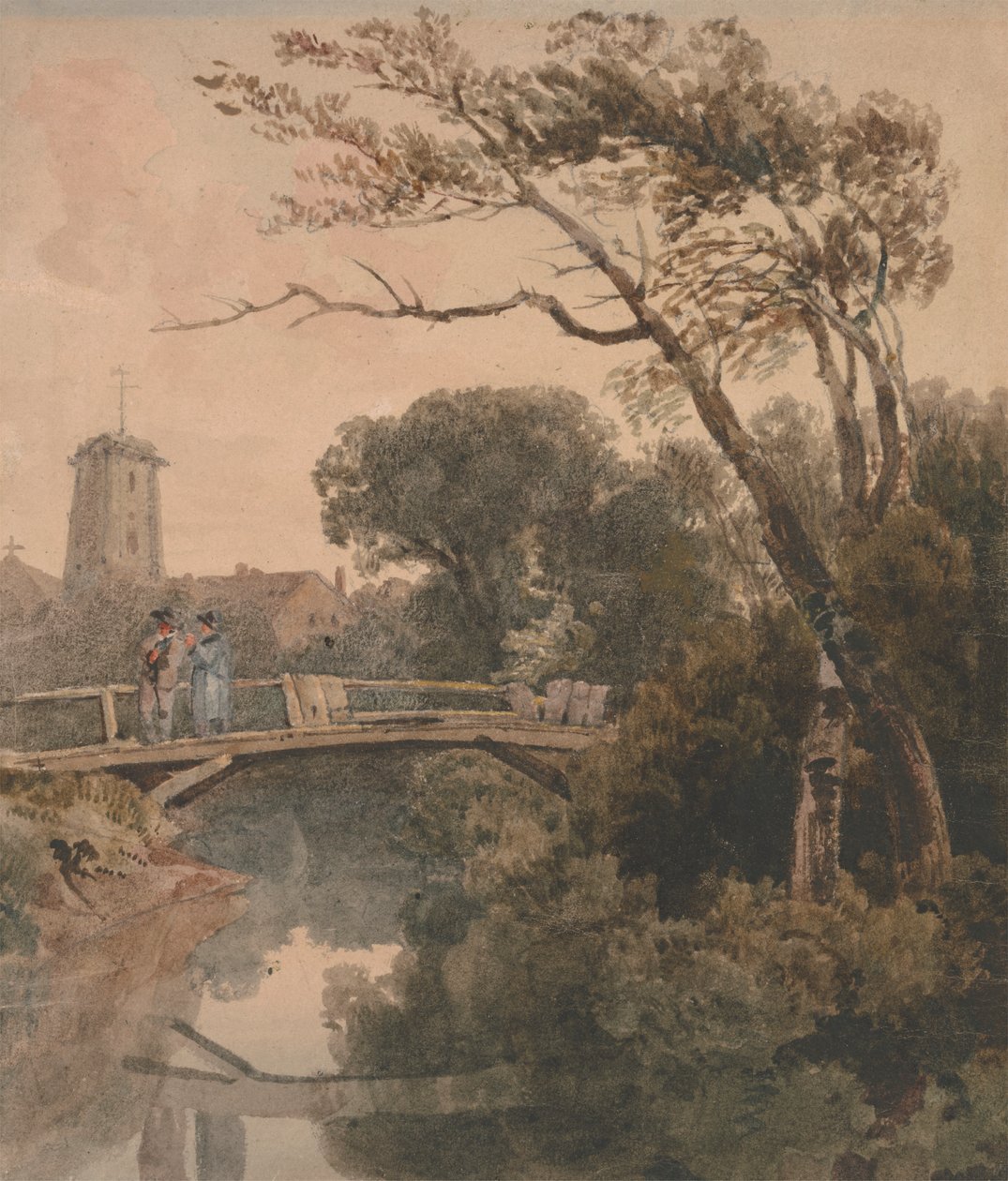 The Old Bridge by Peter DeWint