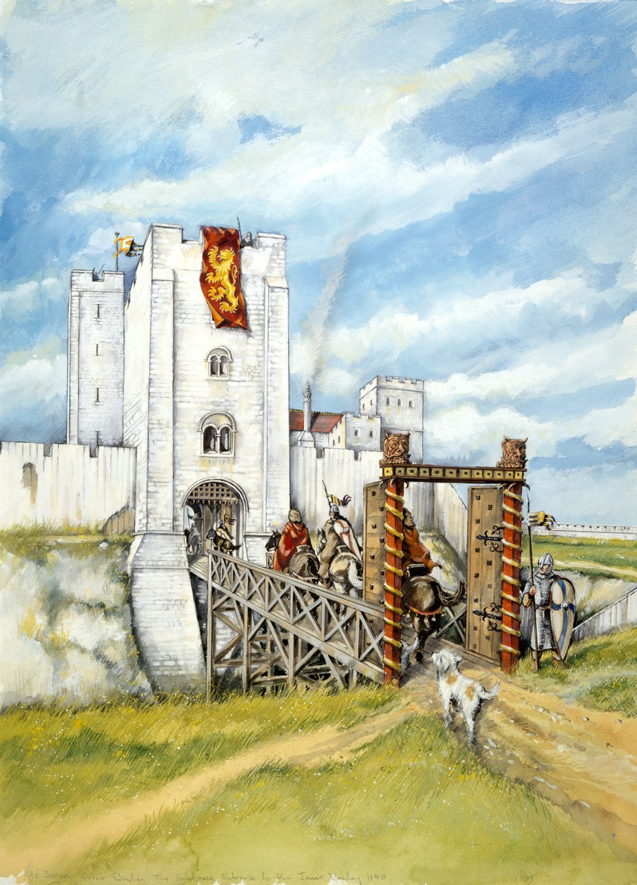 Old Sarum, 1140, c. 1990-2010 by Peter Dunn