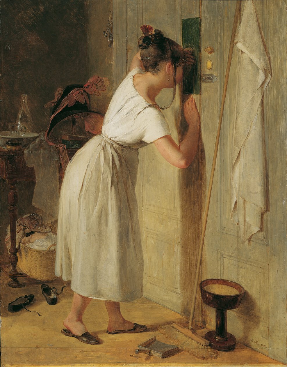 The Eavesdropper by Peter Fendi