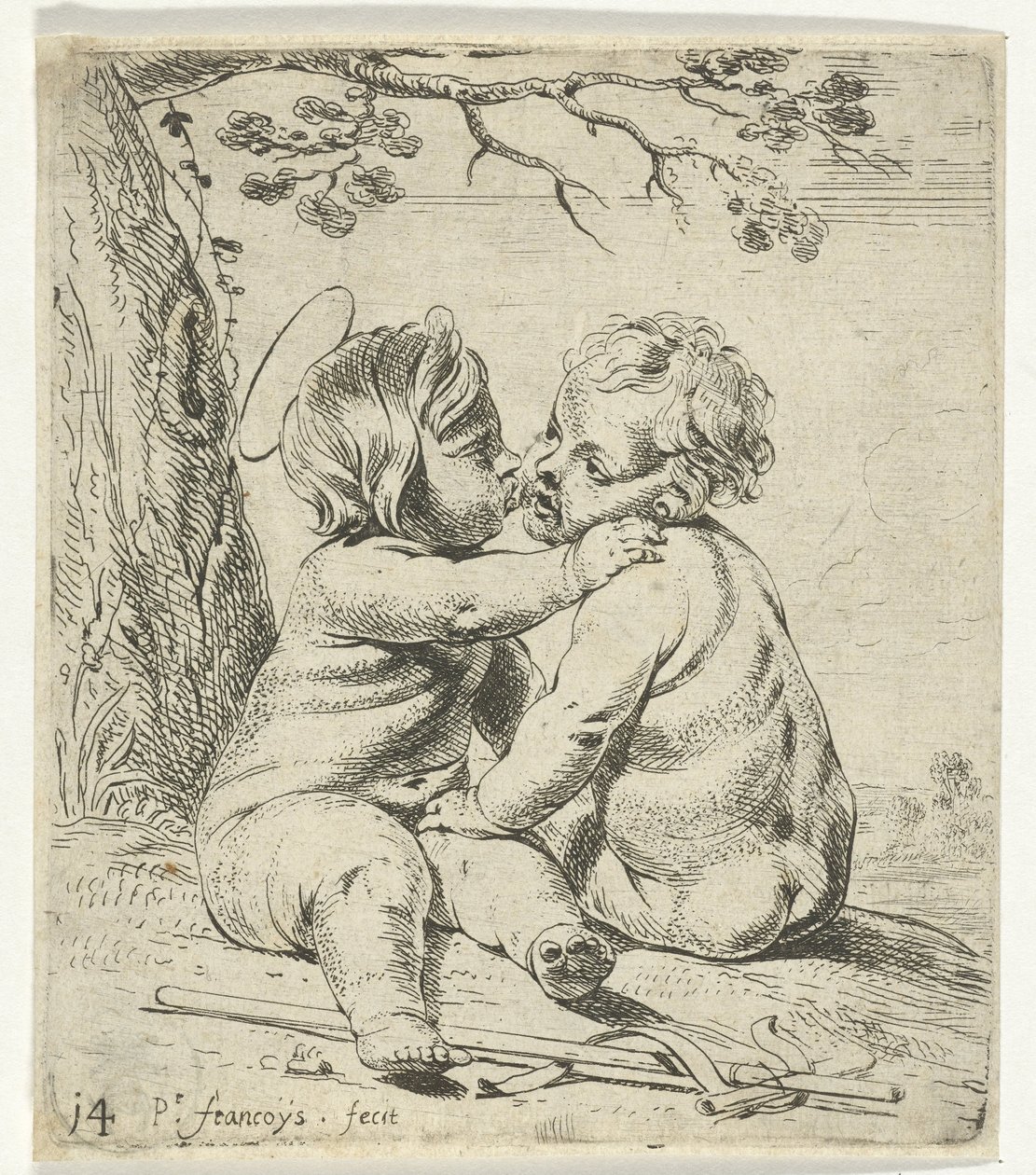 Christ and John the Baptist as Children by Peter Franchoys