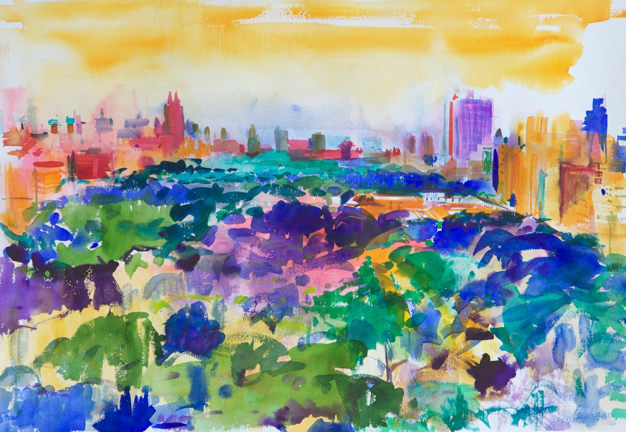 Central Park, New York by Peter Graham (Contemporary)