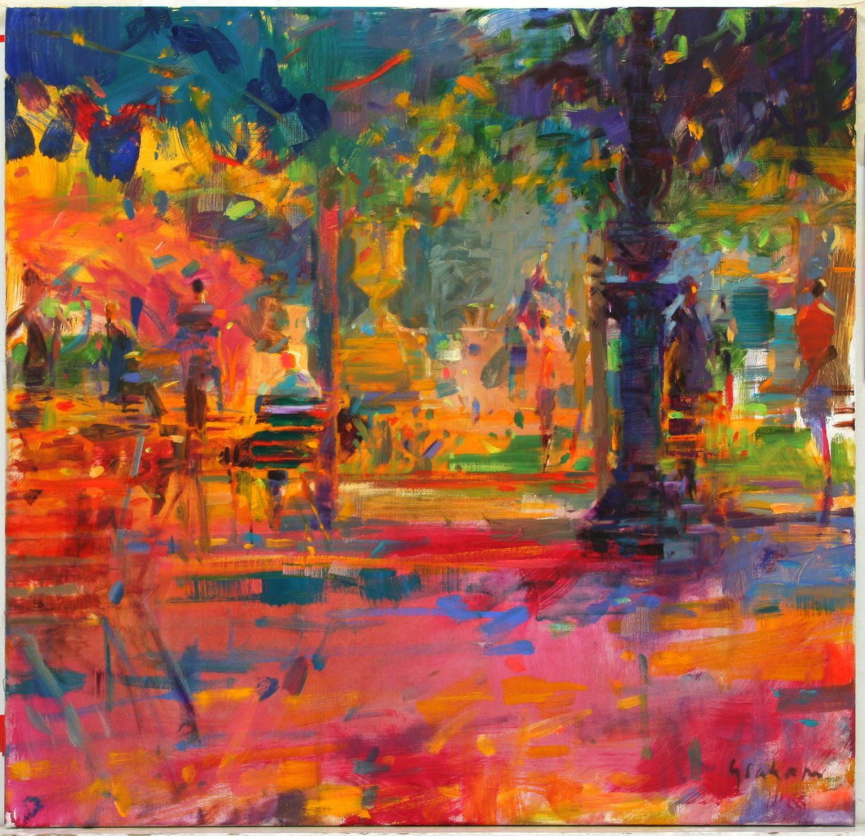 The Terrace of the Garden by Peter Graham (Contemporary)