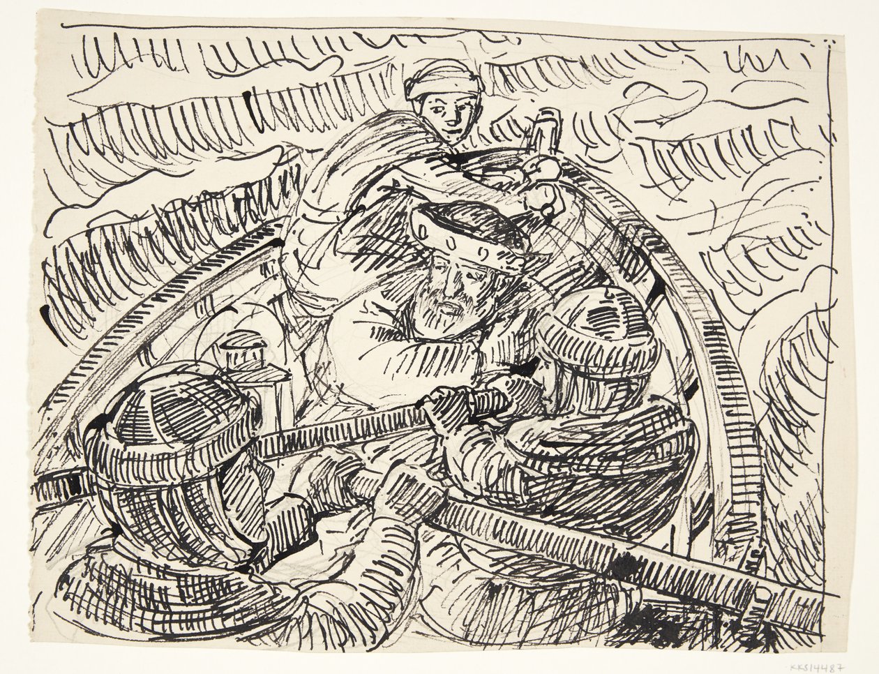 Christian II Ferried Across the Little Belt by Peter Hansen
