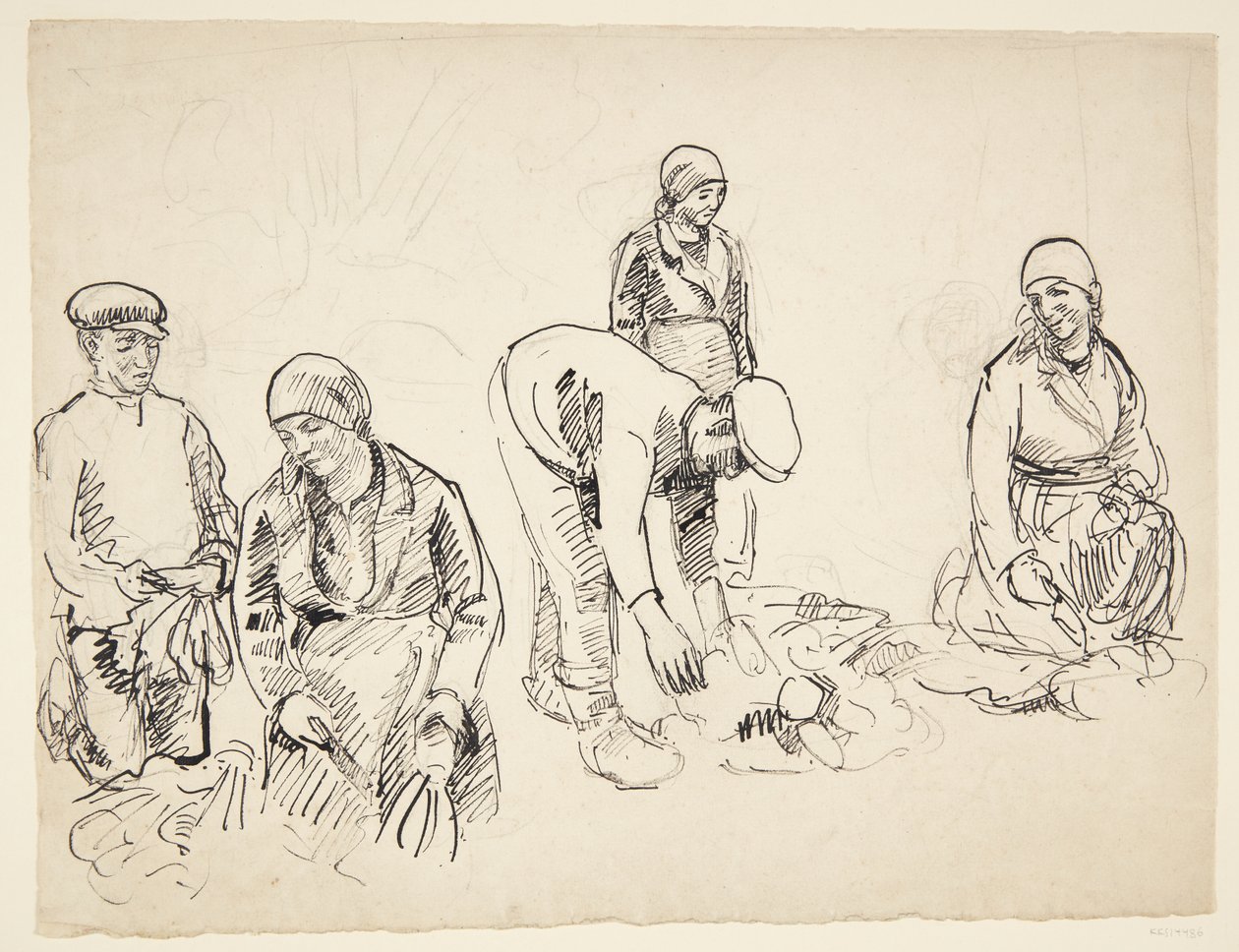 Beet Harvesters. Study Sheet by Peter Hansen