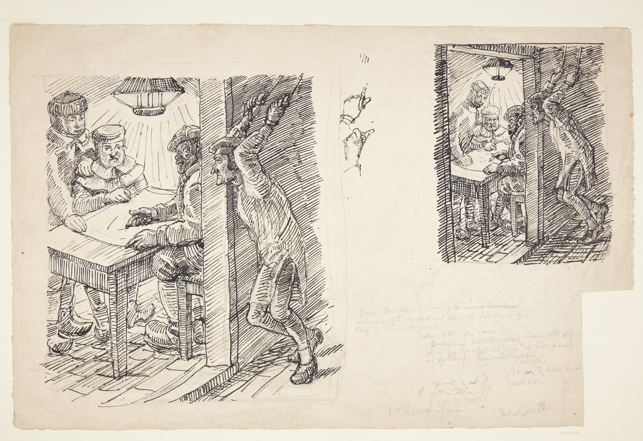 Two Drafts for the Priest Hans Madsen, who, Hung by the Thumbs, Listens to the Enemy