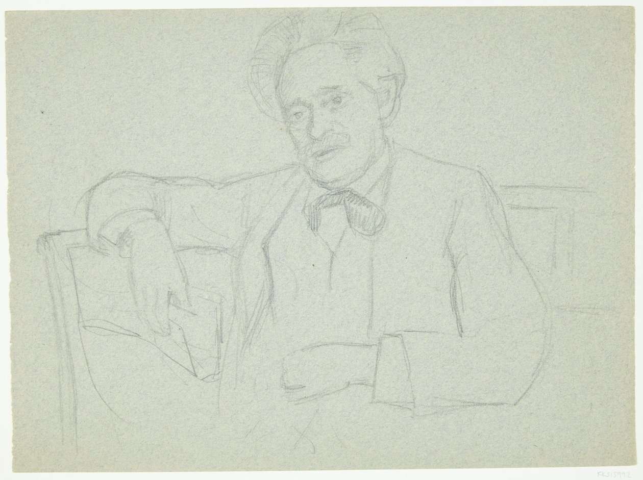 Wood Engraver F. Hendriksen by Peter Hansen