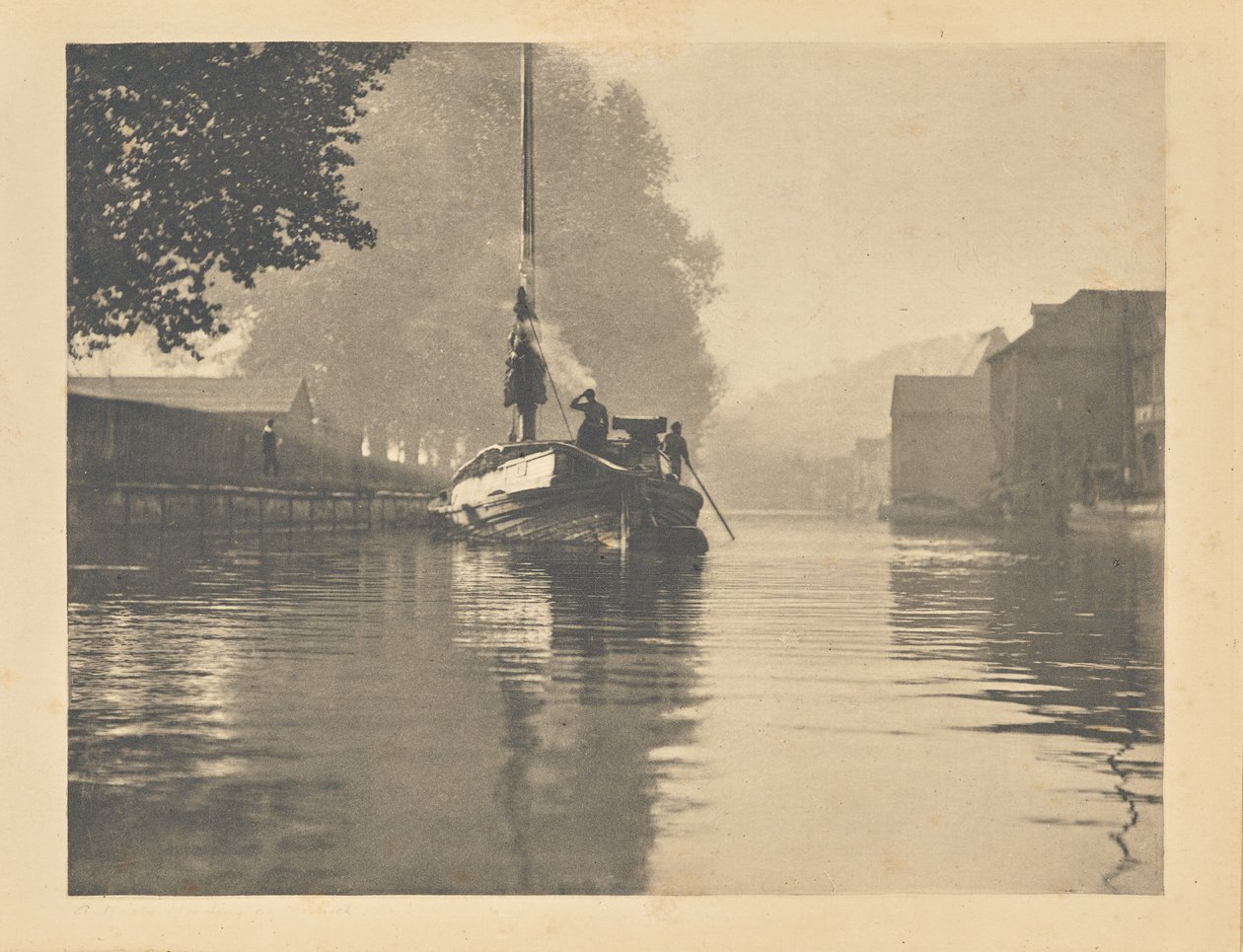 A Misty Morning at Norwich by Peter Henry Emerson