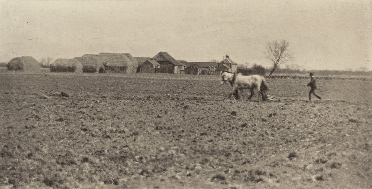 Marsh Farm in Early Spring by Peter Henry Emerson