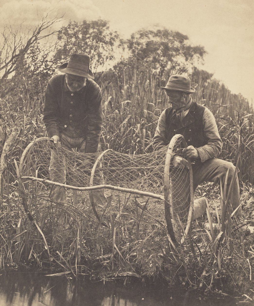 Setting Up the Bow-Net by Peter Henry Emerson