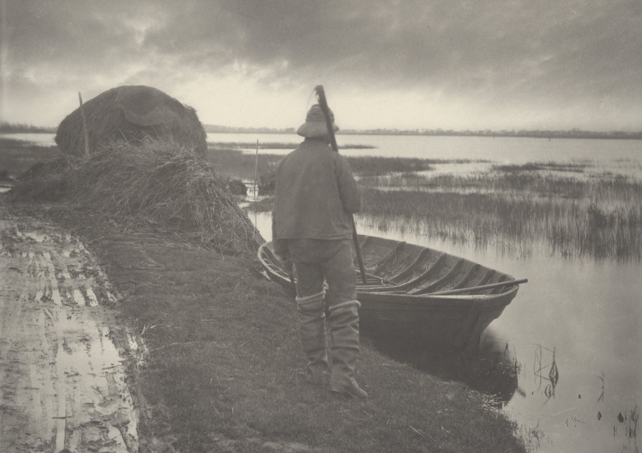 Marshman Going to Cut Schoof-Stuff by Peter Henry Emerson and T.F. Goodall
