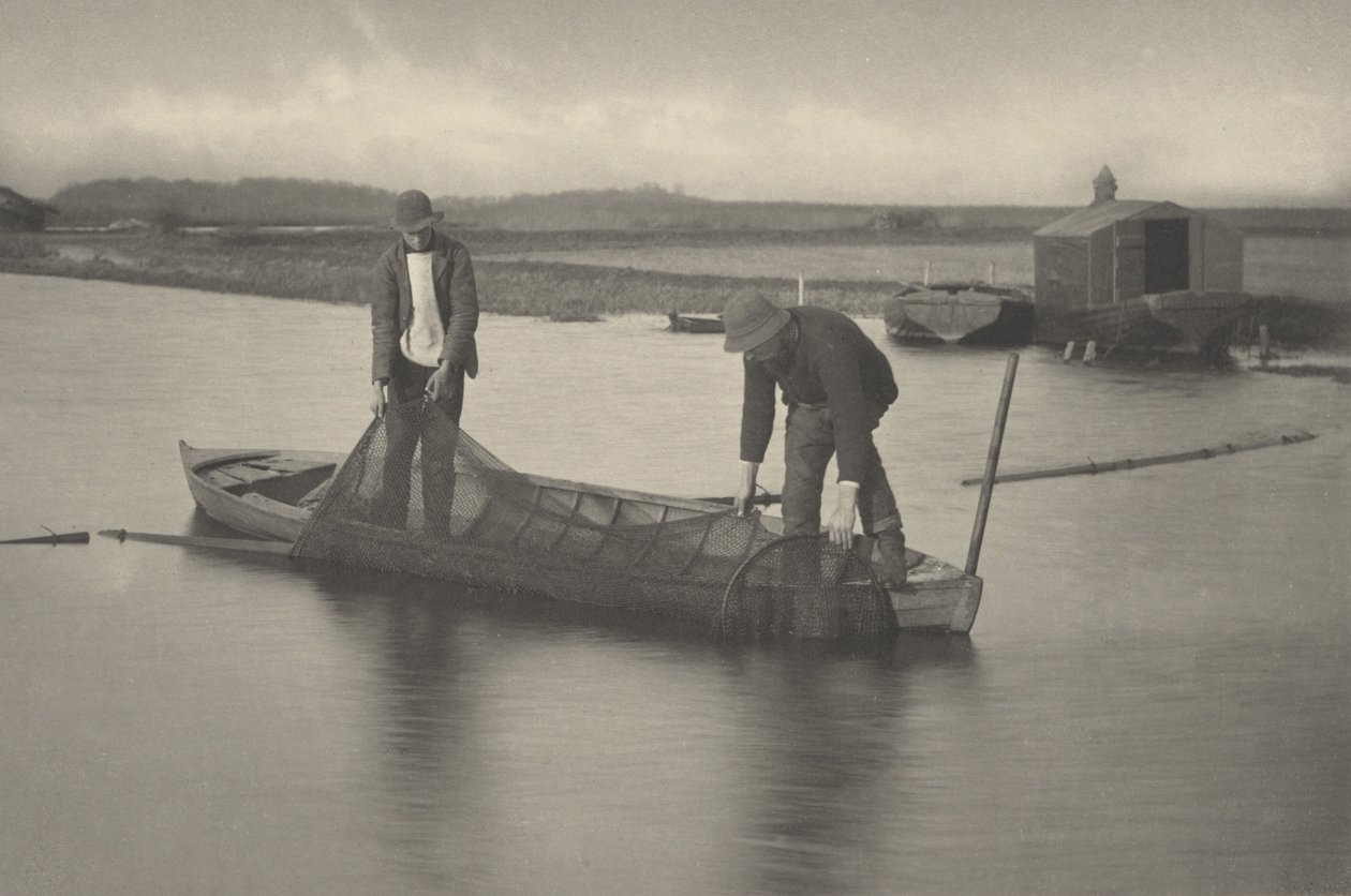 Taking Up the Eel-Net by Peter Henry Emerson and T.F. Goodall