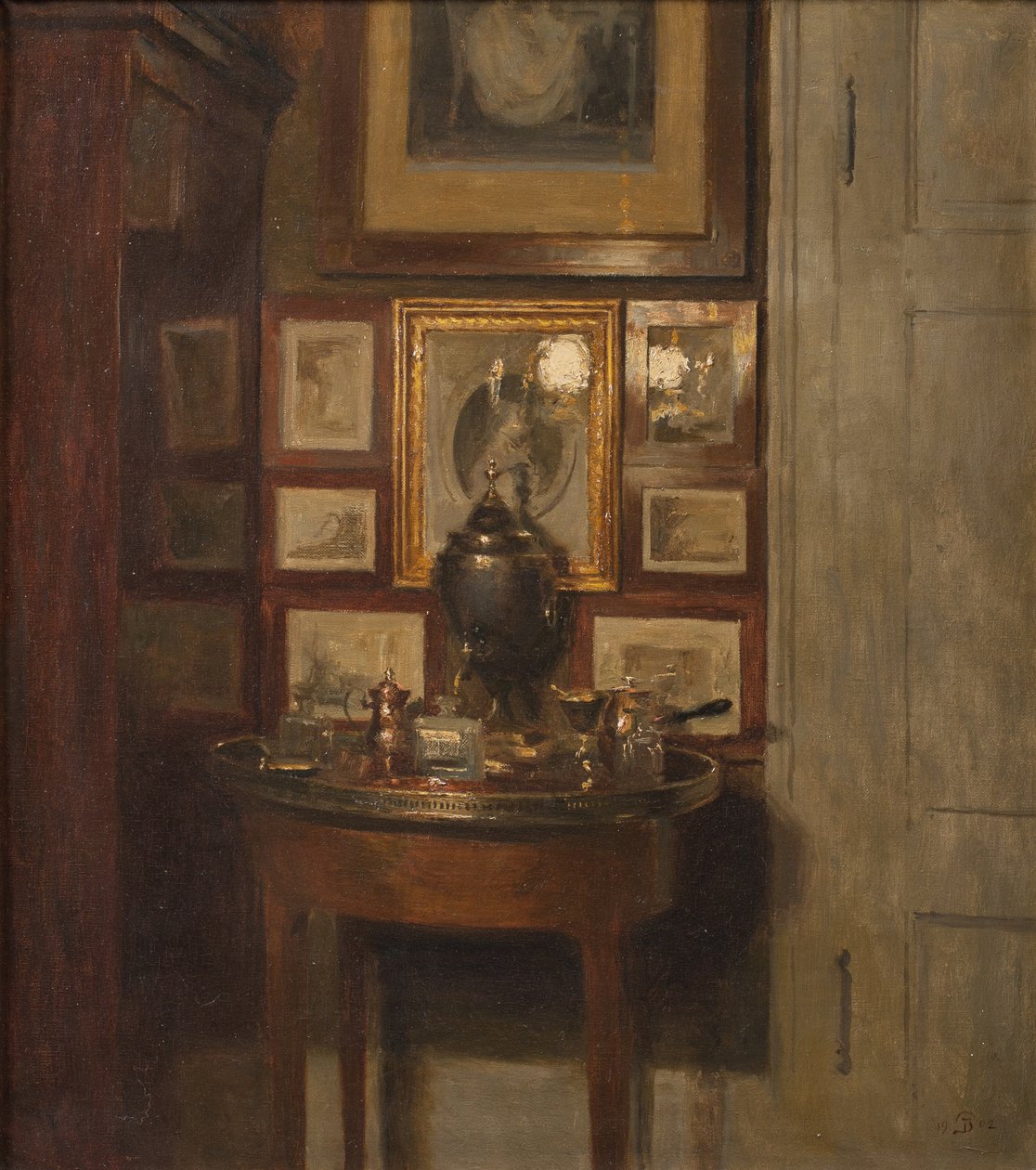 Interior with a Samovar. Evening by Peter Vilhelm Ilsted